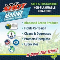 Trick Shot Marine Grade Lubricant & Penetrating Oil – Biodegradable Food Grad…