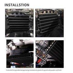 Tube and Fin Transmission Cooler Universal 5/16″ Oil Cooler Kit 6 Pass