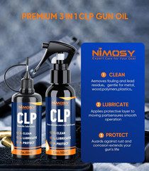 CLP Gun Cleaning Oil Kit-Includes 3.4Oz Gun Oil 2Oz Needle Lubricant, Gun Brushe