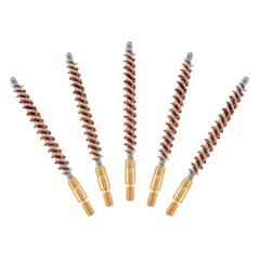 5 X 3” Bronze Bristle Bore Cleaning Brush .22 Cal 8×32 Thread with 50 Patches