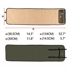 Nylon Gun Cleaning Mat Pad Rifle Shotgun Pistol Clean Kit Zipper Pocket