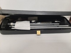Vtg Outers Gunslick Gun Rifle Cleaning Kit 477 Black Plastic Box for 30 Cal