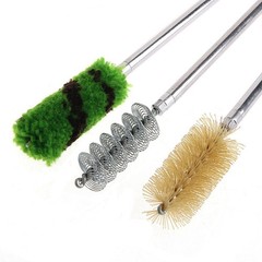 6 Pcs Aluminum Rod SHOTGUN Cleaning Brush Kit Set 12GA Gauge & BRUSH