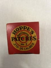 Vintage Hoppe’s Gun Cleaning Patches No 3 .270 -.35 Caliber Box Appears Full