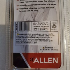 ALLEN Thunder Cloud Breech & Fire Channel Brush Set .50 Caliber Muzzleloader