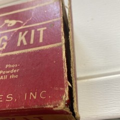 VINTAGE OUTERS GUNSLICK RIFLE GUN CLEANING KIT NO. 477 IN METAL BOX, With Box