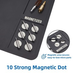 Pistol Gun Cleaning Mat, Premium Gun Cleaning Pad with Organizer Parts Tray, …