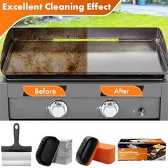 Griddle Cleaning Kit for Blackstone, Flat Top Grill Cleaning Kit with Grill