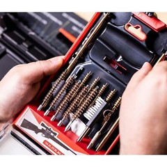 Birchwood Casey Durable Versatile Maintenance Gun Cleaning Kit | Brushes, Jags,