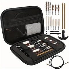 68pcs Gun Cleaning Kit Universal Rifle Pistol Shotgun Handgun Firearm with Case