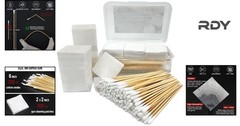 Efficient Firearm Care Kit: 300 Cleaning Patches & 200 Swabs for Every Caliber