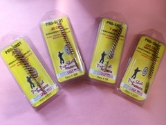 1 Lot of 4 Various Pro Shot Brass Brushes (.45 Cal, .30 Cal, 7mm, .223Cal)
