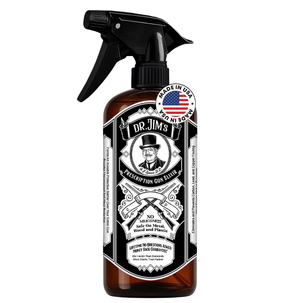 Dr. Jim’s 15oz Gun Cleaner Spray and Lubricant AllinOne CLP Firearm Protecta…