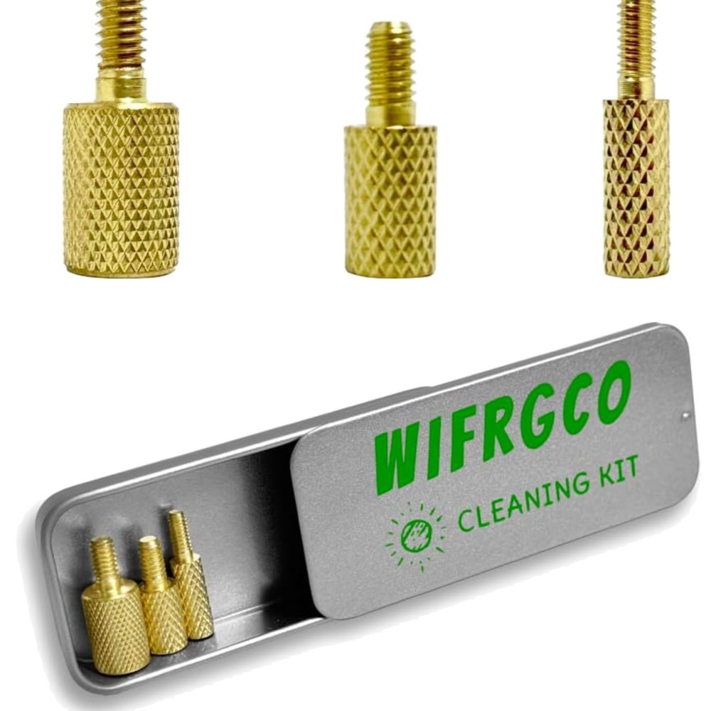 6 Pack Gun Cleaning Rod Fitting Adapter Set 5-40 8-32 10-32 5/16-27 Thread in Ma