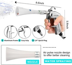 Tornado Car Cleaning Gun – Brass Adjustable Nozzle for Effective Detailing