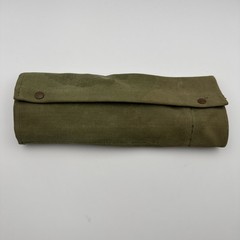 Vtg Parker & Hale British Made .303” Rifle Cleaning Kit Canvas Roll-up Bag