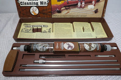 Vintage Outers 22 Caliber Rifle Cleaning Kit In Box With Plastic Case