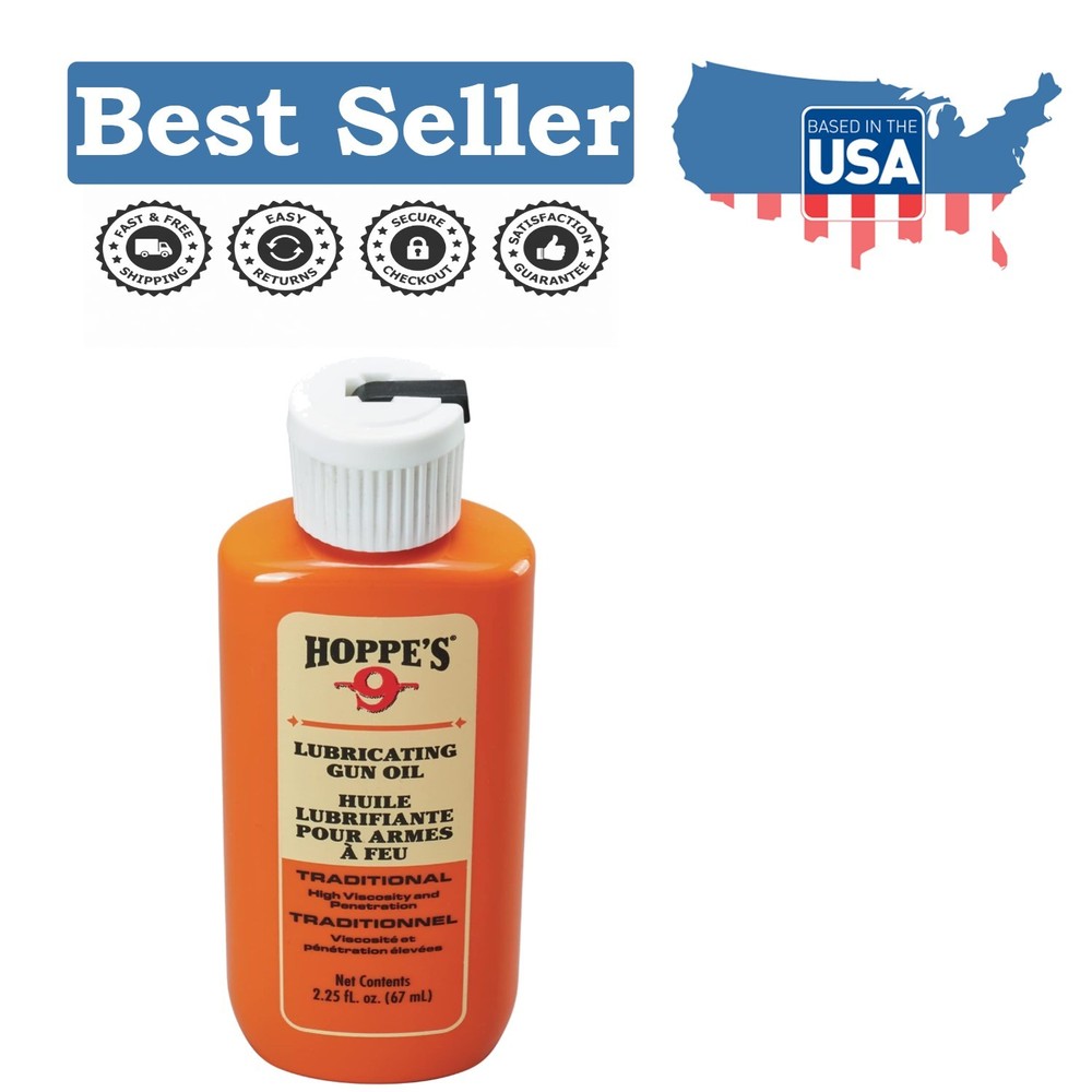 No. 9 High-Viscosity Lubricating Oil for Precise Firearm and Reel Care – 2.25 oz