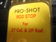 NOS-PRO-SHOT BRASS ROD STOP FOR .27 CAL. & UP ROD