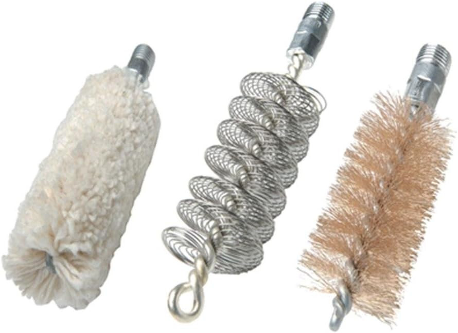 Bore Brush for 12 Gauge – 3 Pack with Bore Mop, Tornado and Bore Bronze Brush