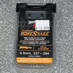 HOPPE’S 6.5mm, .257-.264 cal Rifle BORESNAKE DEN Cleaning Kit – 24013D