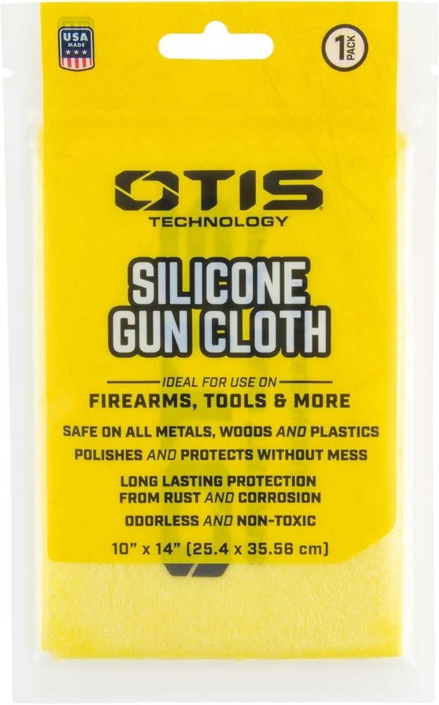 Otis Silicone Gun Cloth Firearms Tools Cleaning Protection 10″x14″