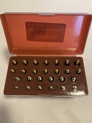 Tipton Beat Brass Gun Cleanings Brush Set Of 26 PCs Excellent Condition.
