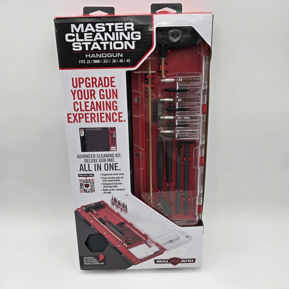 Real Avid Handgun Master Cleaning Station New