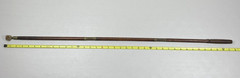 Vintage Wood & Brass 3 Piece Shotgun Cleaning Rod With Soft Tip