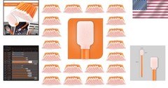 Versatile 1000 Pcs Foam Swabs with Large Rectangular Tips for Precision Cleaning