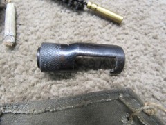Yugoslavian Mauser Cleaning Kit M48 M24 8MM Oiler Muzzle Protector Bore Brush