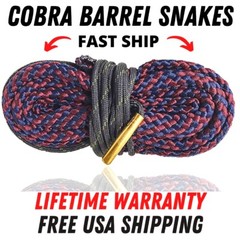 .44 Rifle Gun Cleaning Bore Rope Kit – Fast Free Shipping – Barrel Snakes