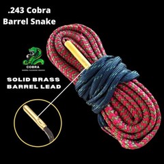 .243 Gun Bore Cleaning Rifle Kit -Free Fast Shipping – Cobra Barrel Snakes