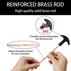 Universal Gun Cleaning Kit for.22.38.40.45 Caliber – Pistol Rifles Handgun B