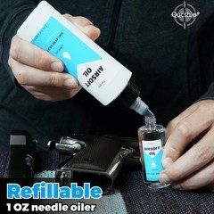 100% Silicone Airsoft Airgun Oil 2oz & 1oz Combo Pack Multi-Purpose Lube O-Ring