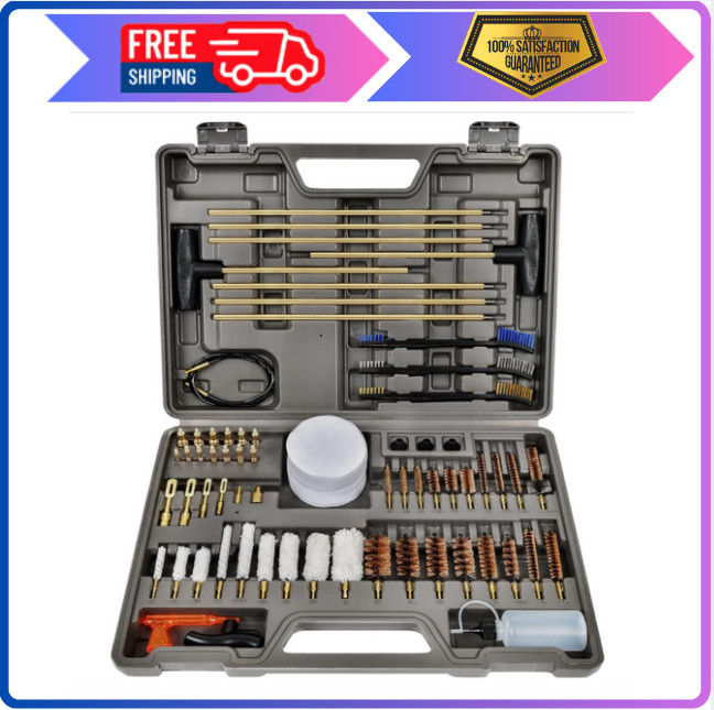 GLORYFIRE Elite Cleaning Kit–Universal 66pcs Set w Brass Brushes