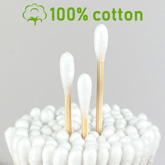 400/200 Ct 6 Inch Double-Ended Gun Cleaning Swabs with Bamboo Sticks – Ideal for
