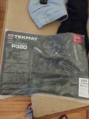 Tekmat Armorers Bench Mat 11″x17″ Sigarms P320 Black – 17-SIGP320