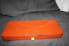Sears Ted Williams Gun Cleaning Kit Vintage 20201 Orange Case PARTIAL