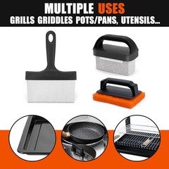 Upgraded Blackstone Griddle Cleaning Kit, with 36 Inch Silicone Griddle 20pcs