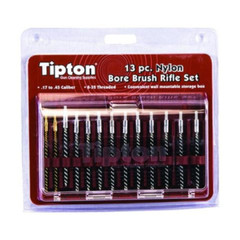 Tipton Nylon Bristle 615333 13-Piece Rifle Bore Brush in Set (17-45 Caliber) New