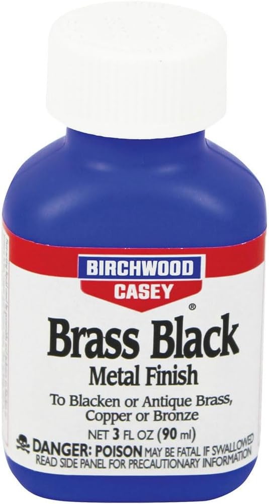 Brass Black Metal Finish 3-Ounce