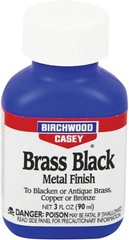 Brass Black Metal Finish 3-Ounce