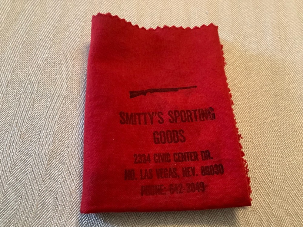Vintage Gun Cleaning Cloth Smitty’s Sporting Goods North Las Vegas, Nevada