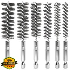 AUGHOA 6 PCS Bore Brush Set 8-19mm