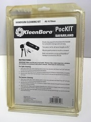KLEENBORE PocKIT Gun Cleaning Kit Pistol .40/.41/10mm w/ Jag/Brush/Mop – #POC224