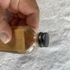 Montgomery Wards Western field Nitro Powder Solvent Bottle Nice! 3/4 Full