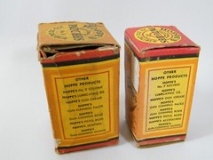 VINTAGE HOPPE’S GUN CLEANING PATCHES NO. 2 .22-.270 CAL & NO. 3 .270-.35 CAL