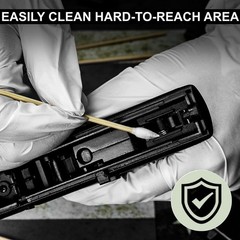 PINGMIC Gun Cleaning Supplies – Cotton Swabs & Cleaning Patches Kit