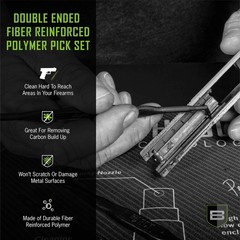 Fiber Reinforced Polymer Picks – 3 Pack w/ Sleeve
